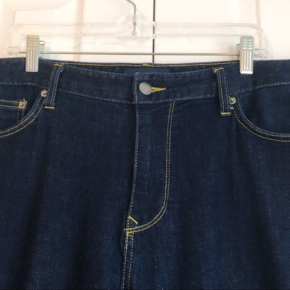 Five Four Dark Wash Blue Denim Relaxed Straight Jeans 38 - Picture 5 of 16